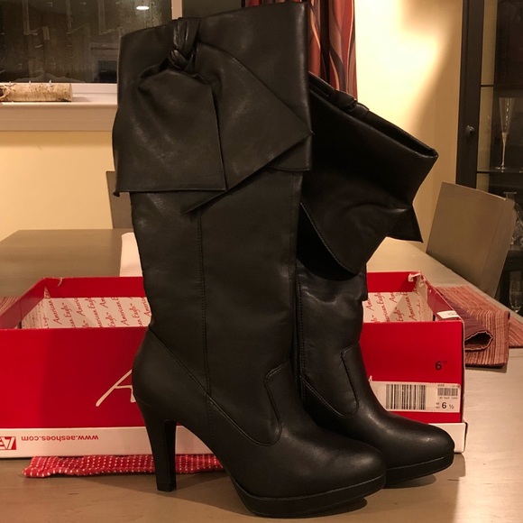 American Eagle Outfitters Shoes - NIB Black High Heel Boots (American Eagle)